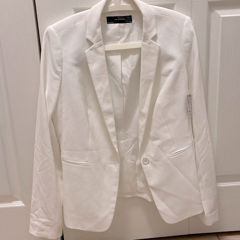 The Limited white blazer